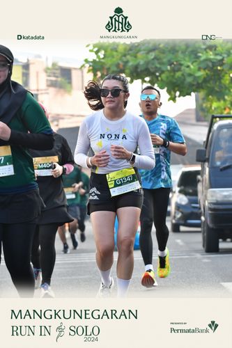 Race photo from Mangkunegaran Run 2024