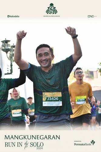 Race photo from Mangkunegaran Run 2024