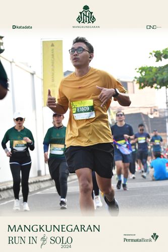 Race photo from Mangkunegaran Run 2024