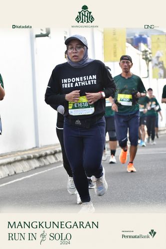 Race photo from Mangkunegaran Run 2024