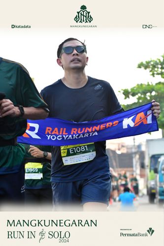Race photo from Mangkunegaran Run 2024