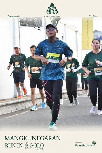 Race photo from Mangkunegaran Run 2024