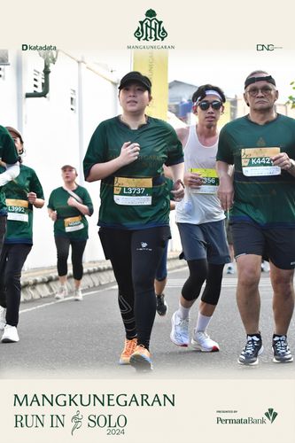 Race photo from Mangkunegaran Run 2024