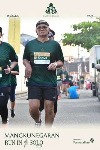 Race photo from Mangkunegaran Run 2024