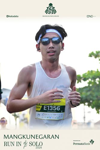 Race photo from Mangkunegaran Run 2024