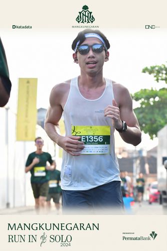 Race photo from Mangkunegaran Run 2024