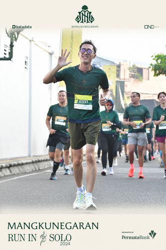 Race photo from Mangkunegaran Run 2024
