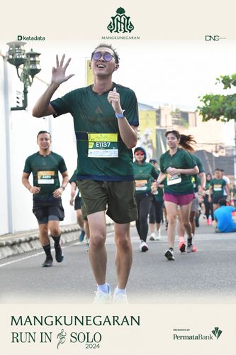 Race photo from Mangkunegaran Run 2024