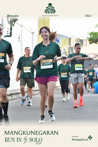 Race photo from Mangkunegaran Run 2024