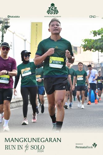 Race photo from Mangkunegaran Run 2024