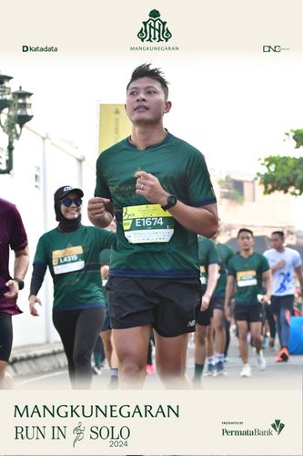 Race photo from Mangkunegaran Run 2024