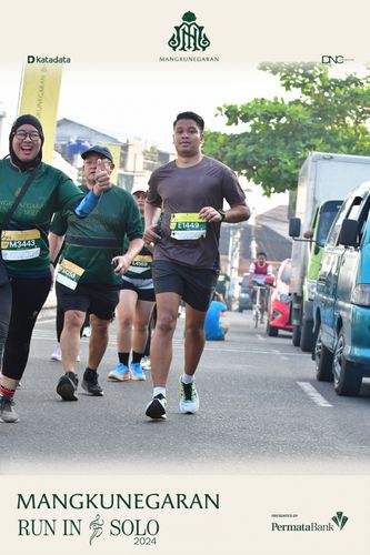 Race photo from Mangkunegaran Run 2024