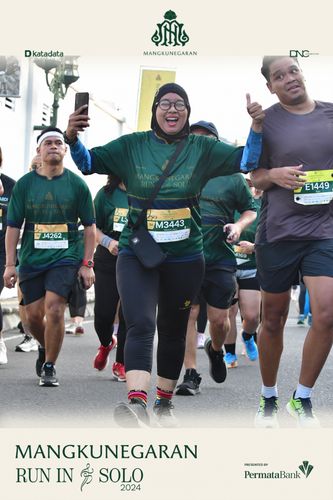 Race photo from Mangkunegaran Run 2024