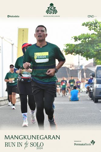 Race photo from Mangkunegaran Run 2024