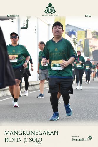Race photo from Mangkunegaran Run 2024