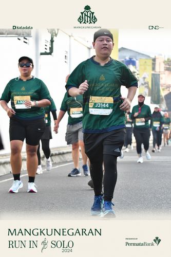 Race photo from Mangkunegaran Run 2024