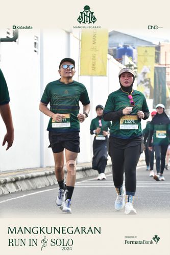 Race photo from Mangkunegaran Run 2024