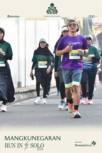 Race photo from Mangkunegaran Run 2024