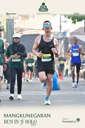 Race photo from Mangkunegaran Run 2024
