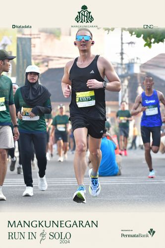 Race photo from Mangkunegaran Run 2024