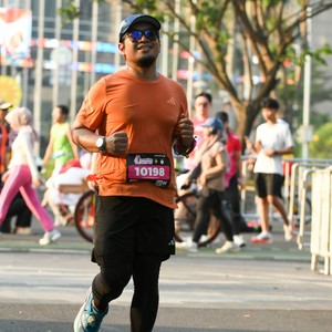 Race photo from SMARTFREN RUN 2026