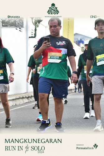 Race photo from Mangkunegaran Run 2024