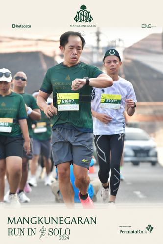 Race photo from Mangkunegaran Run 2024