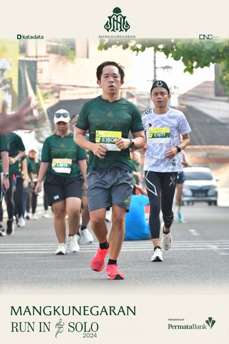 Race photo from Mangkunegaran Run 2024