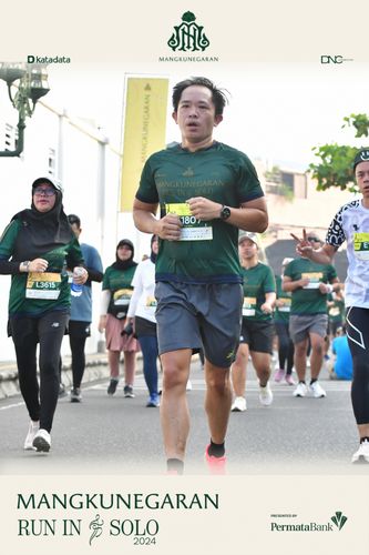Race photo from Mangkunegaran Run 2024