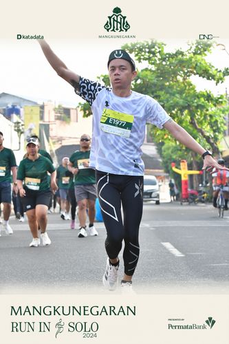 Race photo from Mangkunegaran Run 2024
