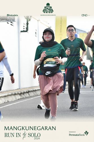 Race photo from Mangkunegaran Run 2024