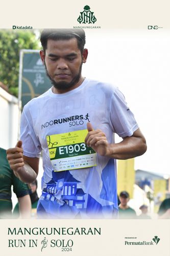 Race photo from Mangkunegaran Run 2024