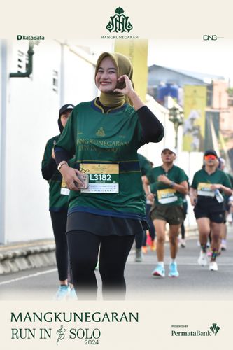 Race photo from Mangkunegaran Run 2024