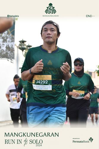 Race photo from Mangkunegaran Run 2024