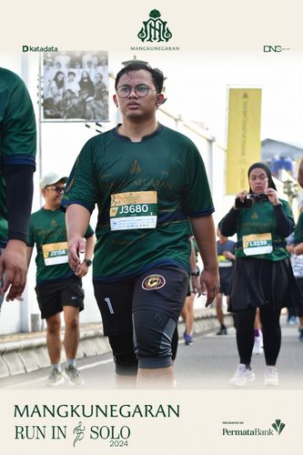 Race photo from Mangkunegaran Run 2024