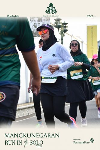 Race photo from Mangkunegaran Run 2024