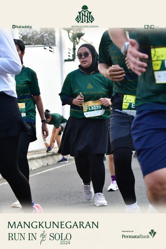 Race photo from Mangkunegaran Run 2024