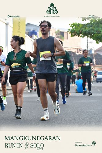 Race photo from Mangkunegaran Run 2024