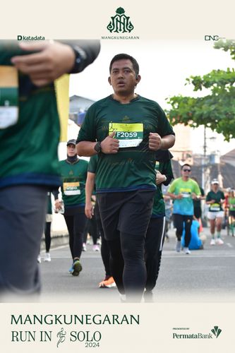 Race photo from Mangkunegaran Run 2024