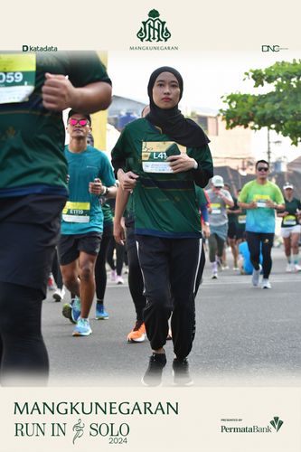Race photo from Mangkunegaran Run 2024