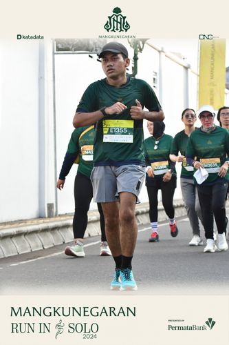 Race photo from Mangkunegaran Run 2024