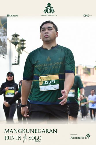 Race photo from Mangkunegaran Run 2024