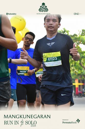 Race photo from Mangkunegaran Run 2024