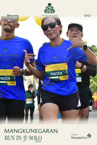 Race photo from Mangkunegaran Run 2024