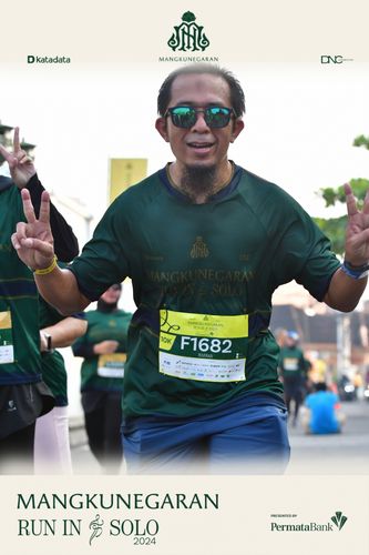 Race photo from Mangkunegaran Run 2024