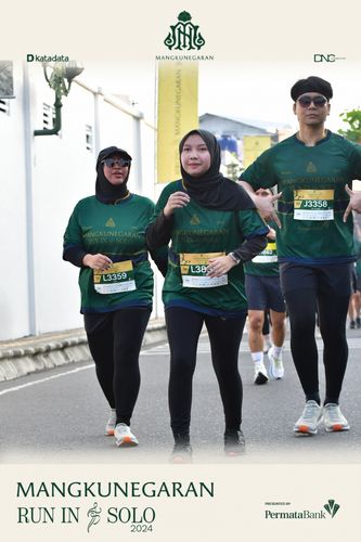 Race photo from Mangkunegaran Run 2024