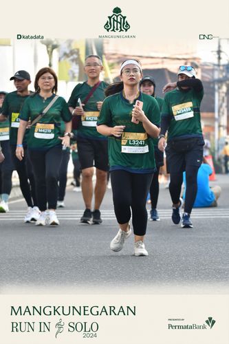 Race photo from Mangkunegaran Run 2024