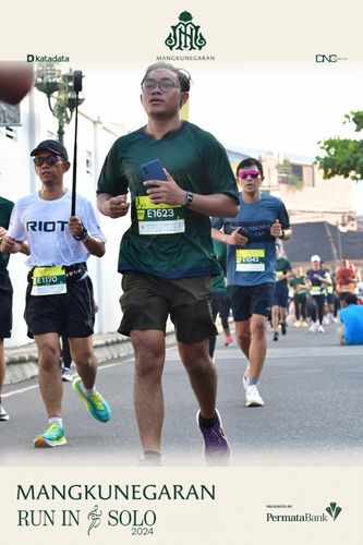 Race photo from Mangkunegaran Run 2024