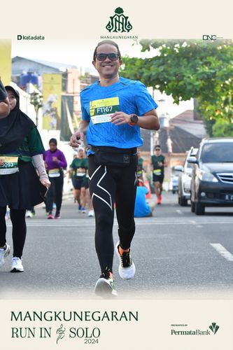 Race photo from Mangkunegaran Run 2024