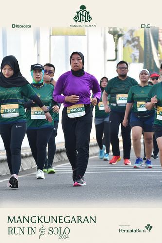Race photo from Mangkunegaran Run 2024